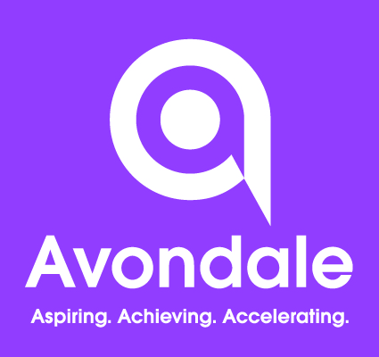 PurpleAvondaleBlockLogo