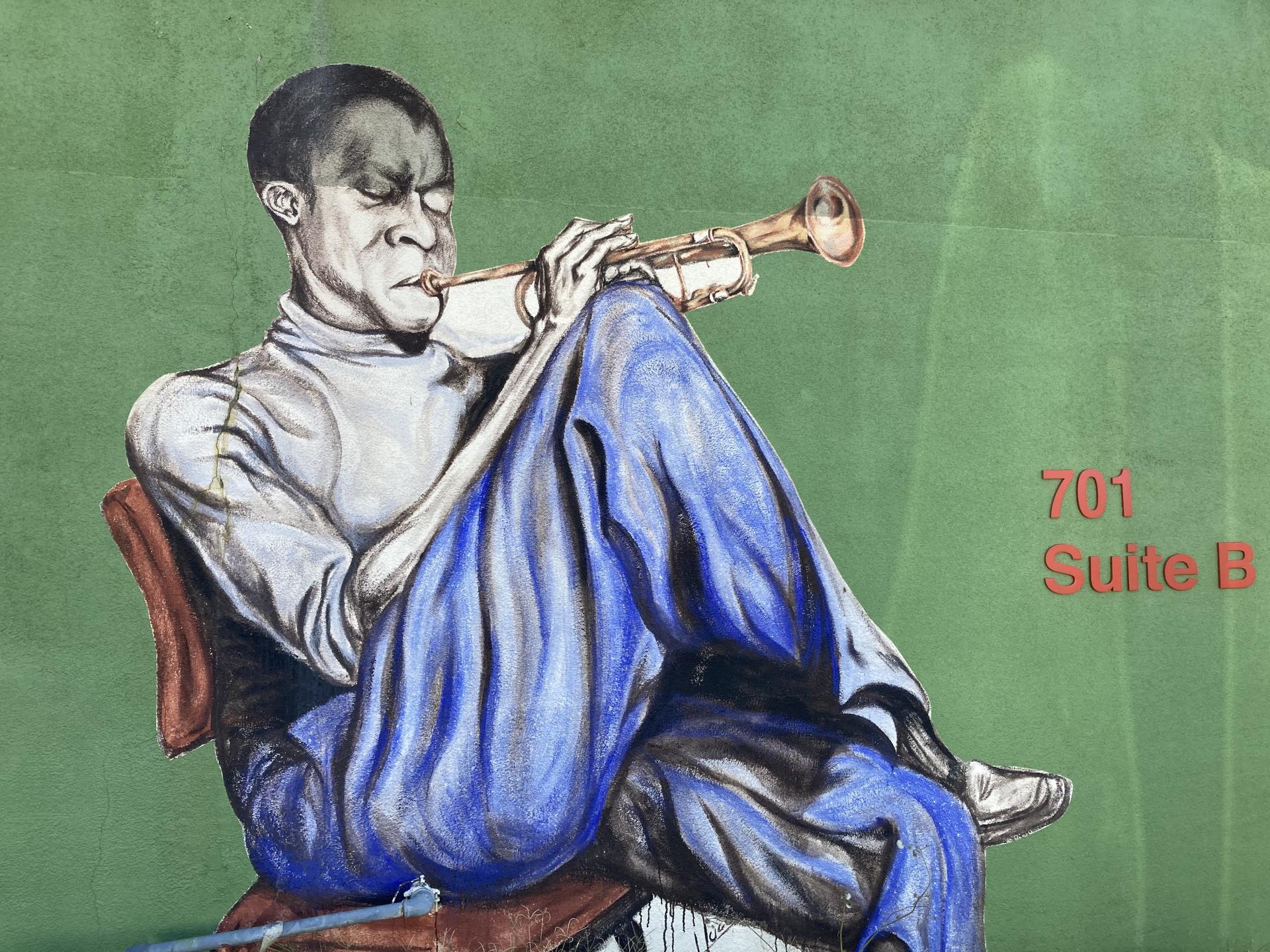 Miles Davis Mural