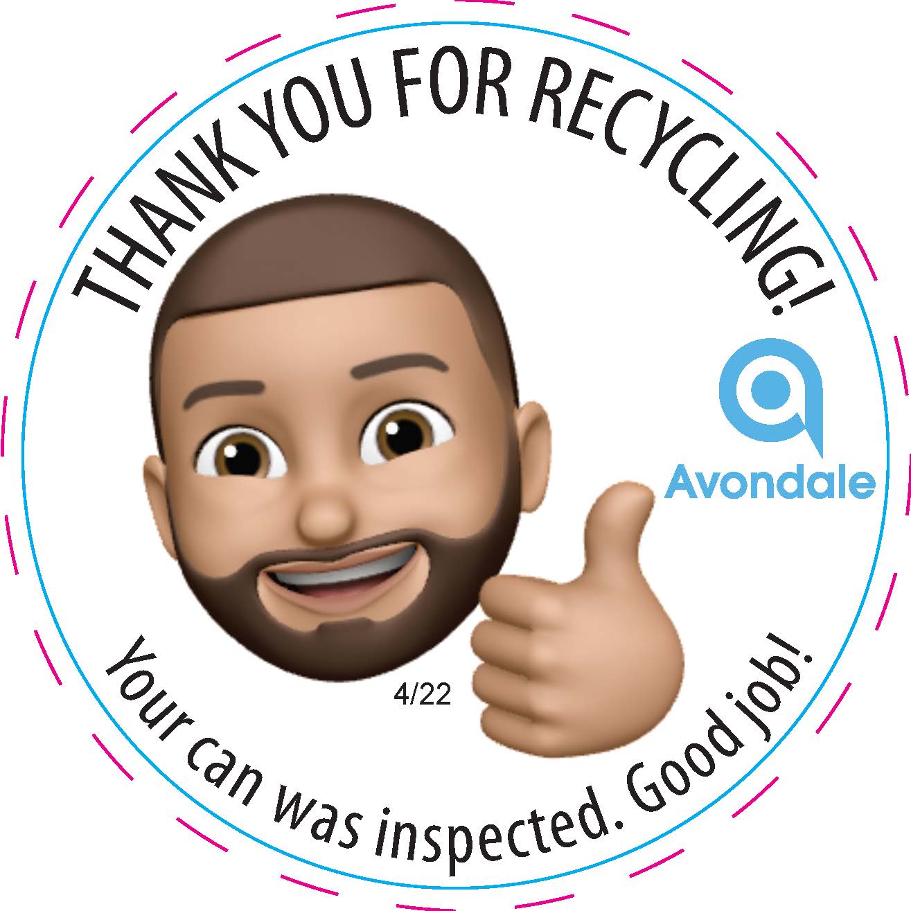 Trash Can Emoji Sticker Good Job #2