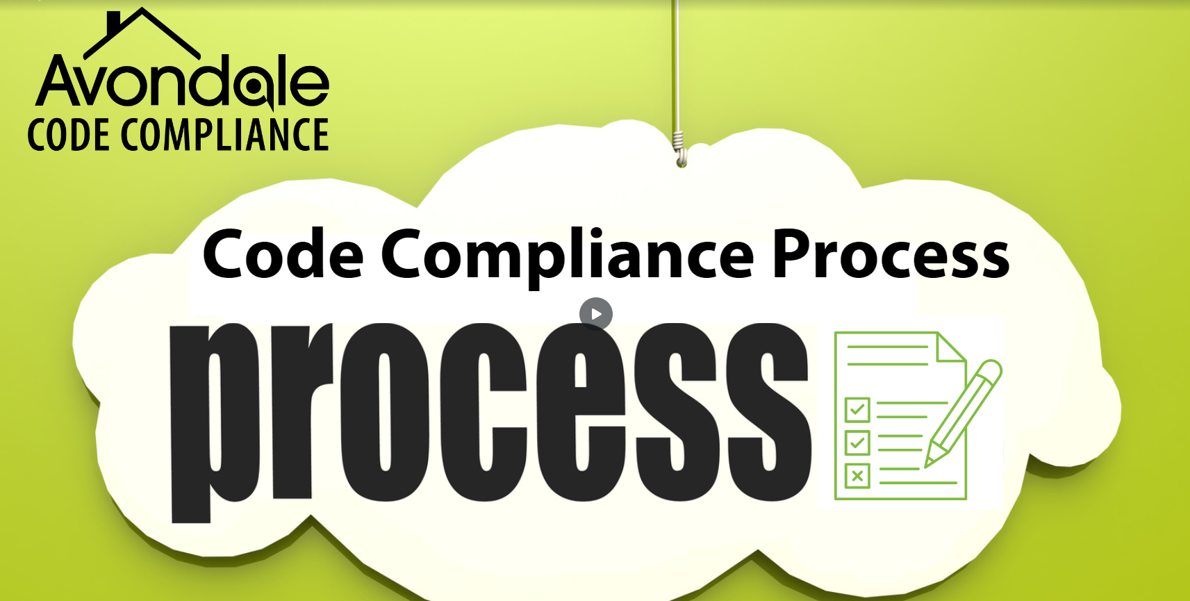 Avondale Code Compliance Process Paper Pencil